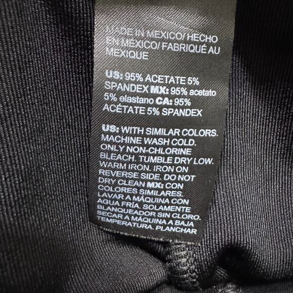 Chicos Travelers Pants Womens 2P US12/14P Black Naia Stretch Straight PullOn - Picture 13 of 13